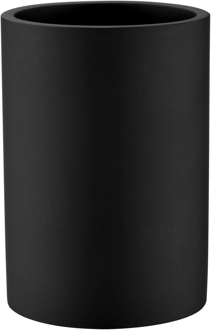 Matte Black Resin Tumbler Cup Bathroom Holder