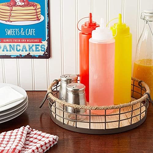 Juvale Plastic Squeeze Bottles 32 oz 6-Pack - Durable Perfect for Kitchen Essentials