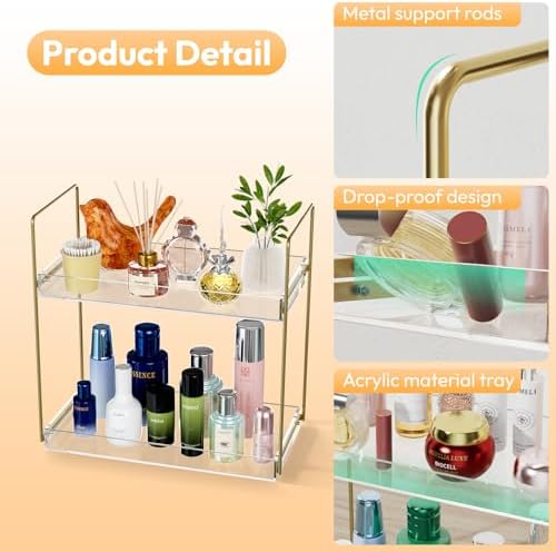 Vanity Organizer with 2-Tier