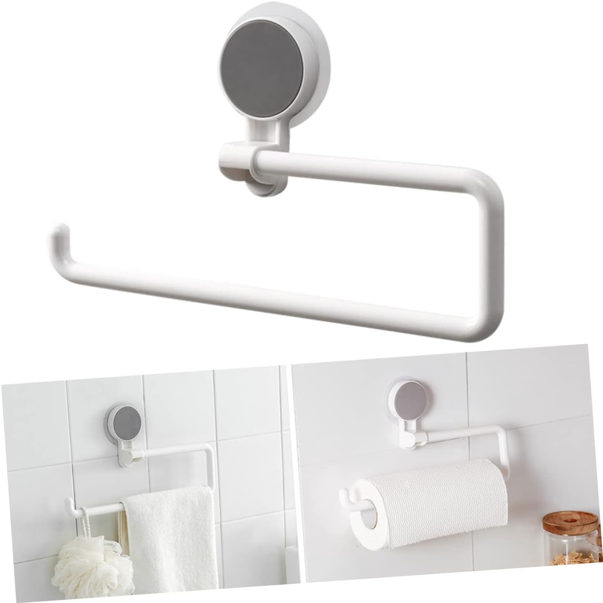 DOITOOL Multi-functional Toilet Tissue Paper Holder Black