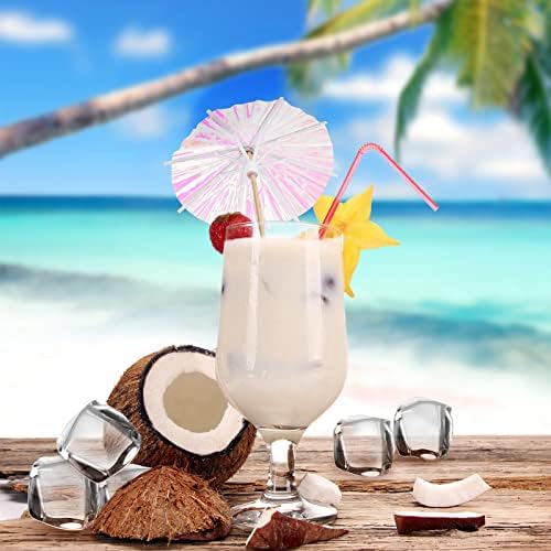 Didaey Fluorescent 50-Piece Parasol Umbrella Cocktail Picks for Summer Outdoor Entertaining