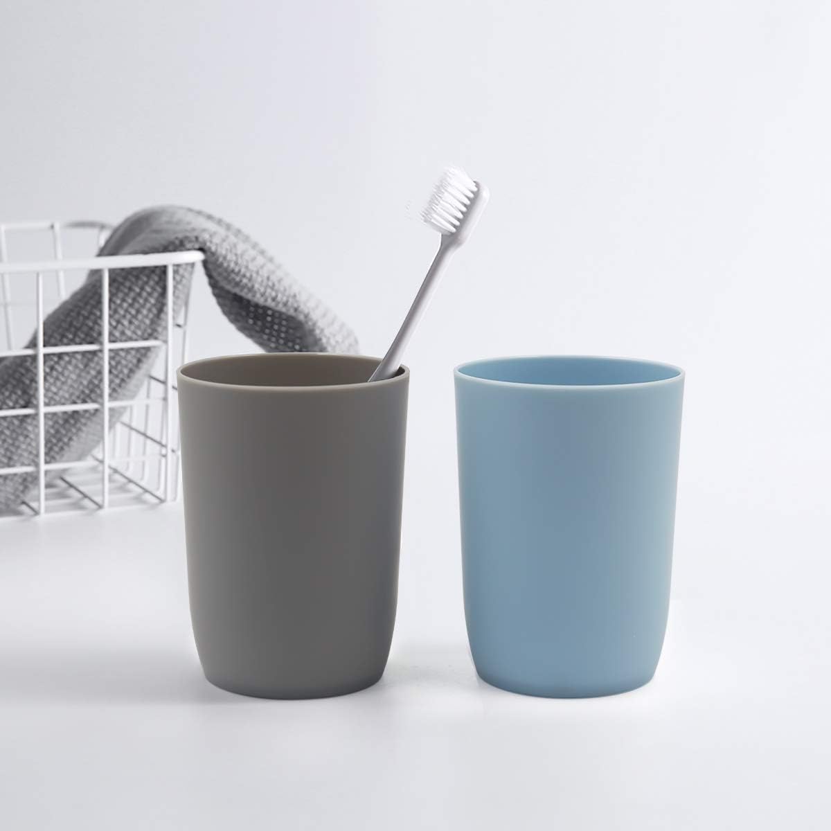 AstraLoom Stackable Toothbrush Cups Set
