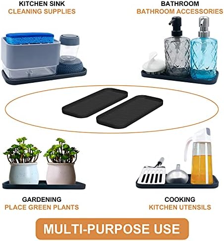 Organizer Tray for Kitchen Bathroom 2-Pack