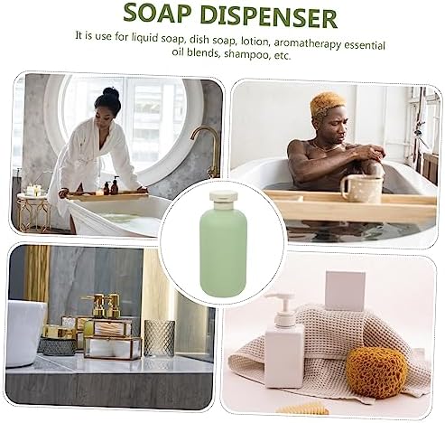 3 Pack Multipurpose Squeeze Bottles - Mini Green Eco-Friendly Travel Set for Handwashing Dining