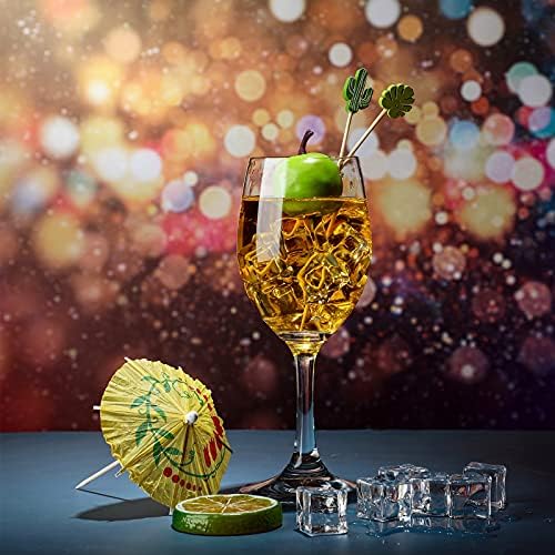 Patelai 160 Pcs Cocktail Accessories Delicate Tropical Bamboo Picks Perfect for Summer Parties