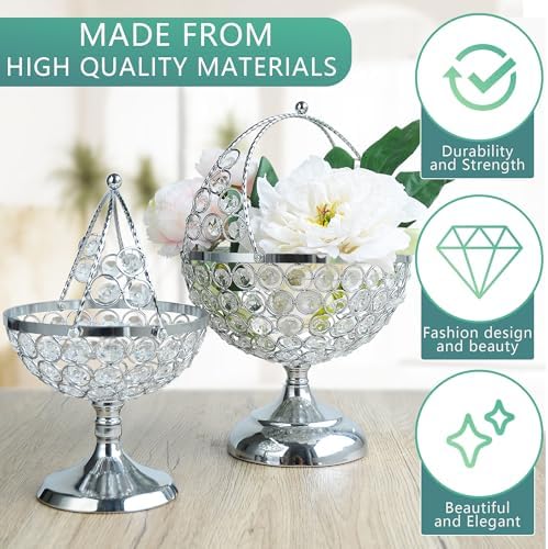 Crystal Candy Bowl Holder - Elegant Decor for Your Home