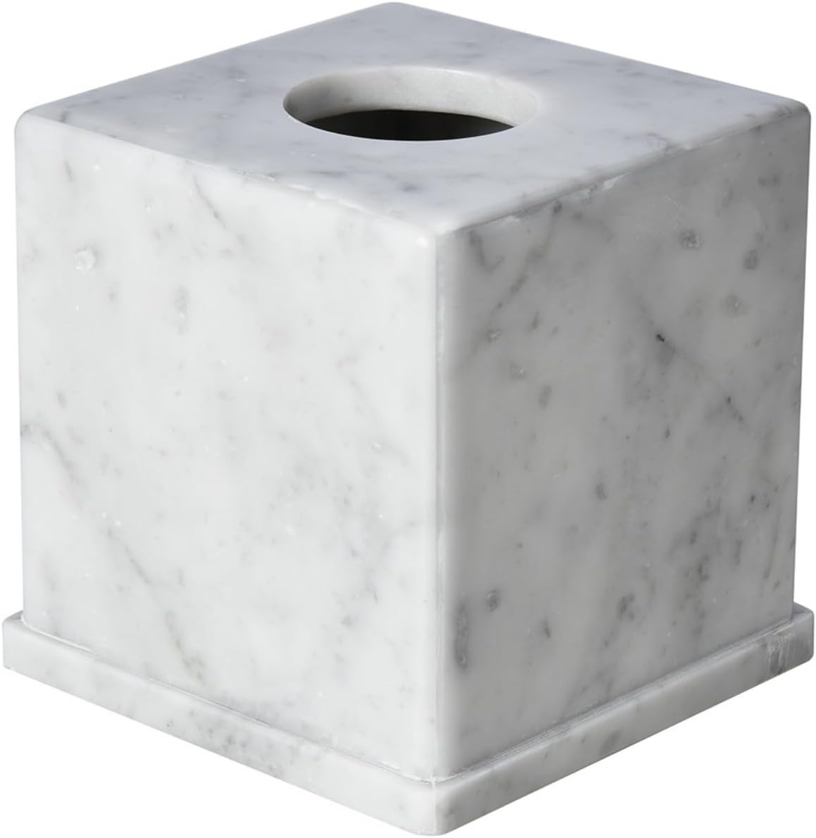 Natural Stone Tissue Box Cover 6x6x57 Carrara White