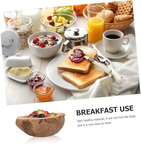 NUOBESTYNatural Coconut Shell Bowl for Daily Use