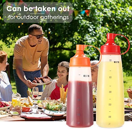 Ondiomn Condiment Squeeze Bottles
