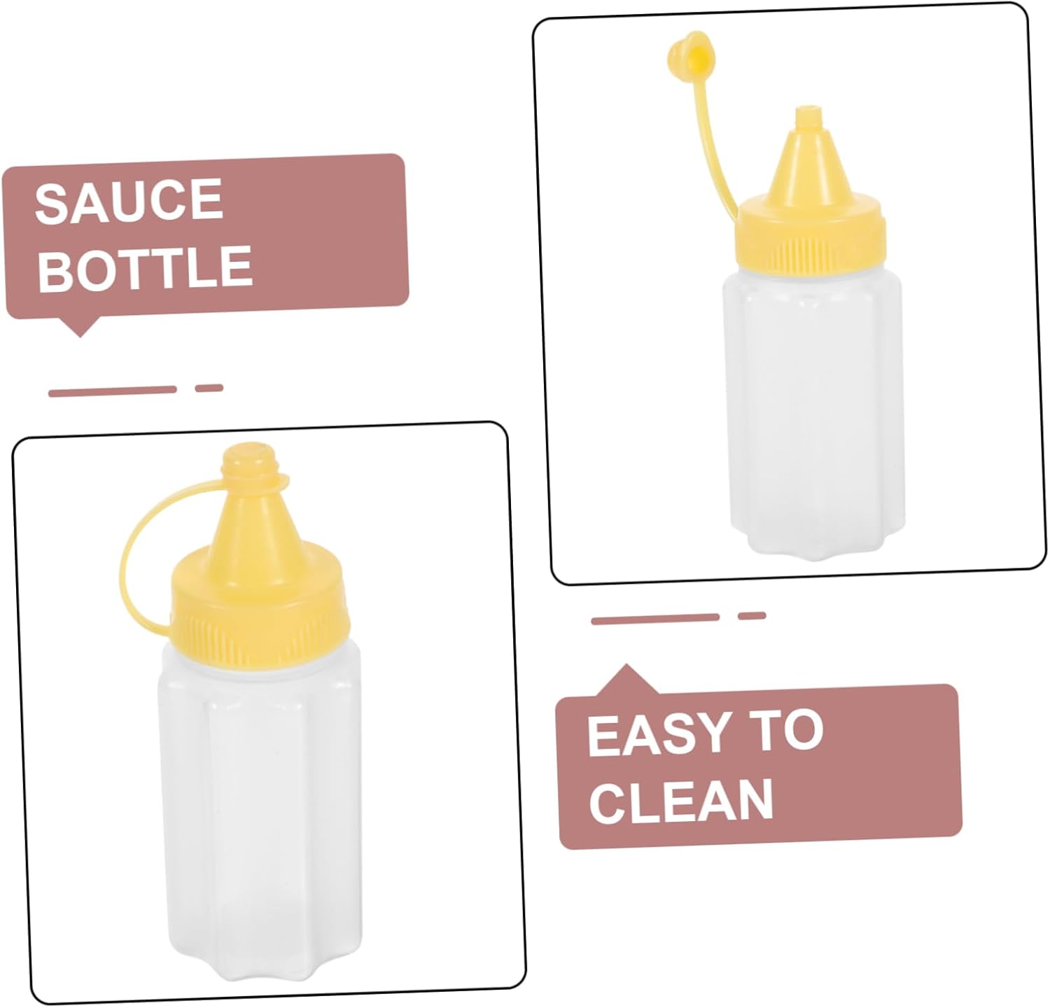 Little Squeeze 20 Mini Condiment Salad Squeeze Bottles