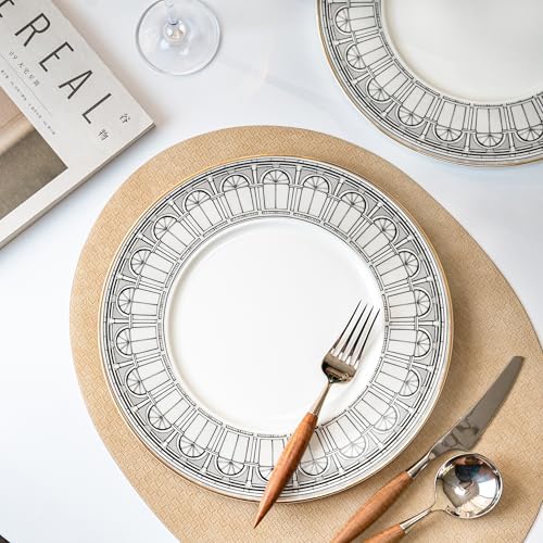 Elegant 11-inch Dinner Plates Set 2 x 11in