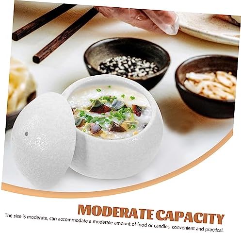 Special Design Ceramic Candle Bowl - Durable Non-Scratch Dip Bowl for Home Kitchen