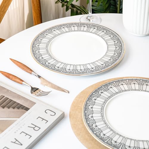 Elegant 11-inch Dinner Plates Set 2 x 11in