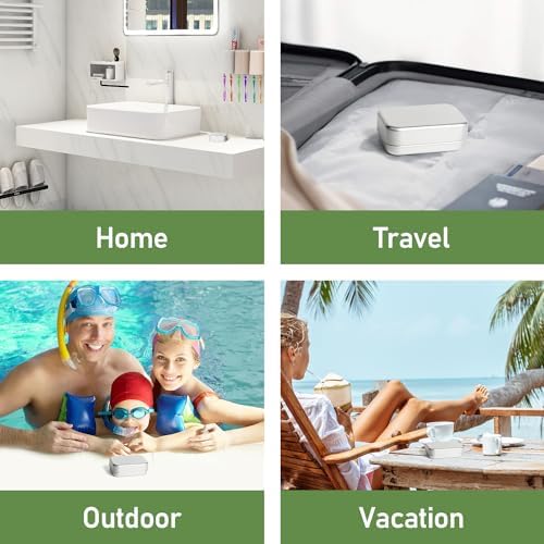 Affordable Aluminum Travel Soap Container with Lid for moist_response