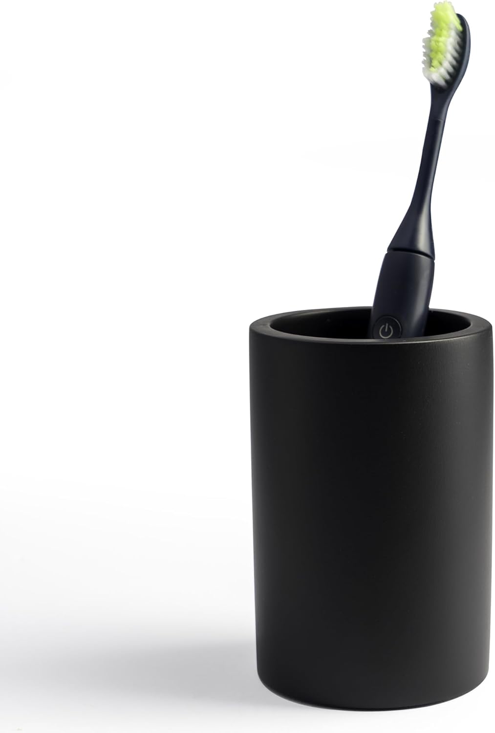 JO LAVIE MATTE BLACK RESIN BATH TUMBLER CUP