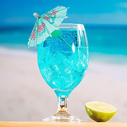 FFNIU 152-Piece tropical Drink Umbrellas for Tiki Bars Parties