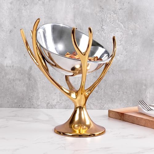 GUTE Decorative Antler Nut Bowl