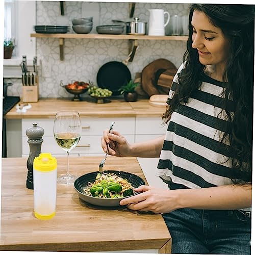 Cabilock Dual headed Squeeze Bottle for Ketchup and Condiments