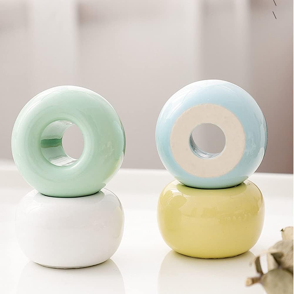 Smiley Face Mini Ceramic Toothbrush Holder