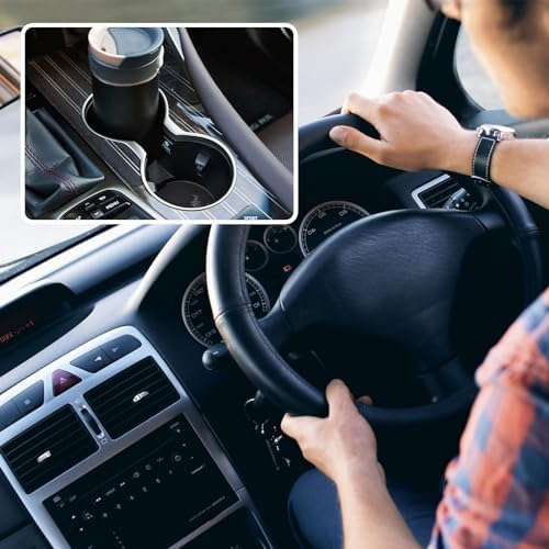 Takiito 2-Piece Car Cup Holder Coasters - Durable and Stylish for Secure Protection