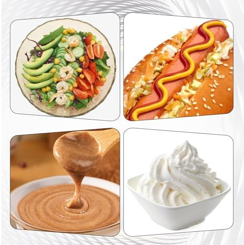 Simarro 3 Pcs Condiment Squeeze Bottles