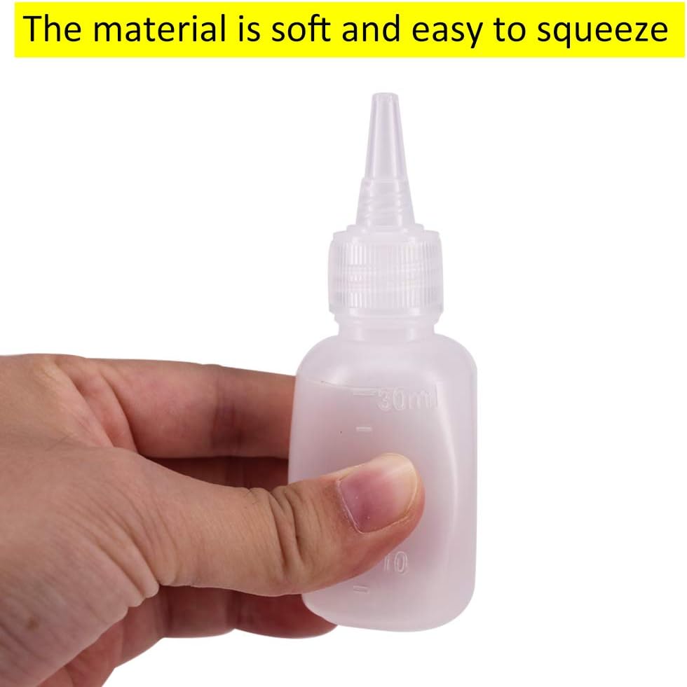 Set of 24 Party-Ready Squeeze Bottles for Cookie Decorating More
