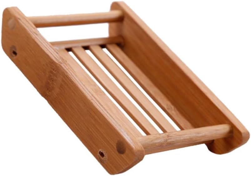 MAGICLULU 1Pc Creative Retro Wooden Soap Dish for Bath