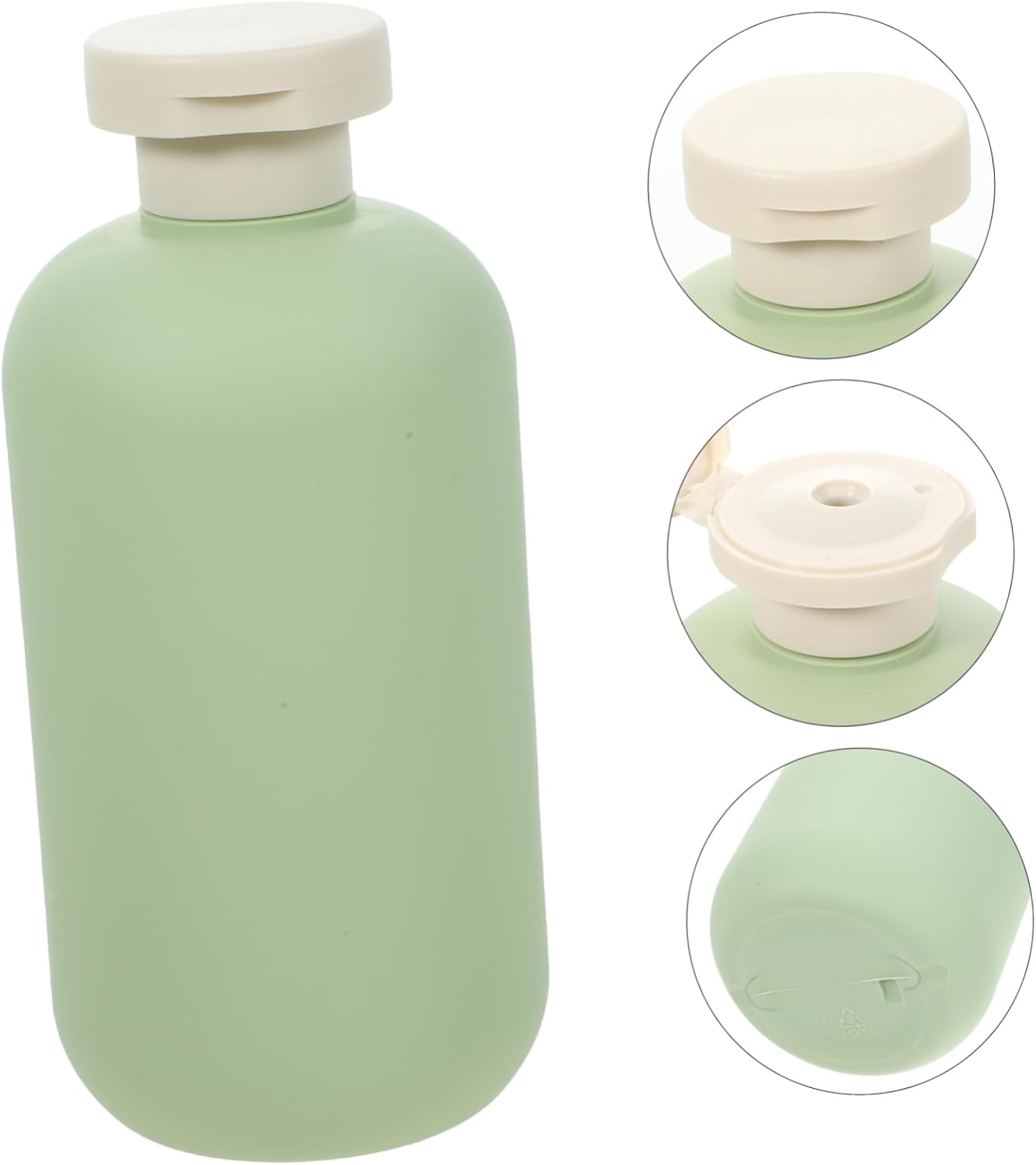 3 Pack Multipurpose Squeeze Bottles - Mini Green Eco-Friendly Travel Set for Handwashing Dining