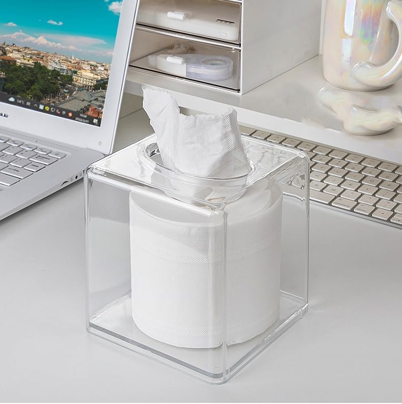 2-pack Yopay Acrylic Tissue Dispenser Box