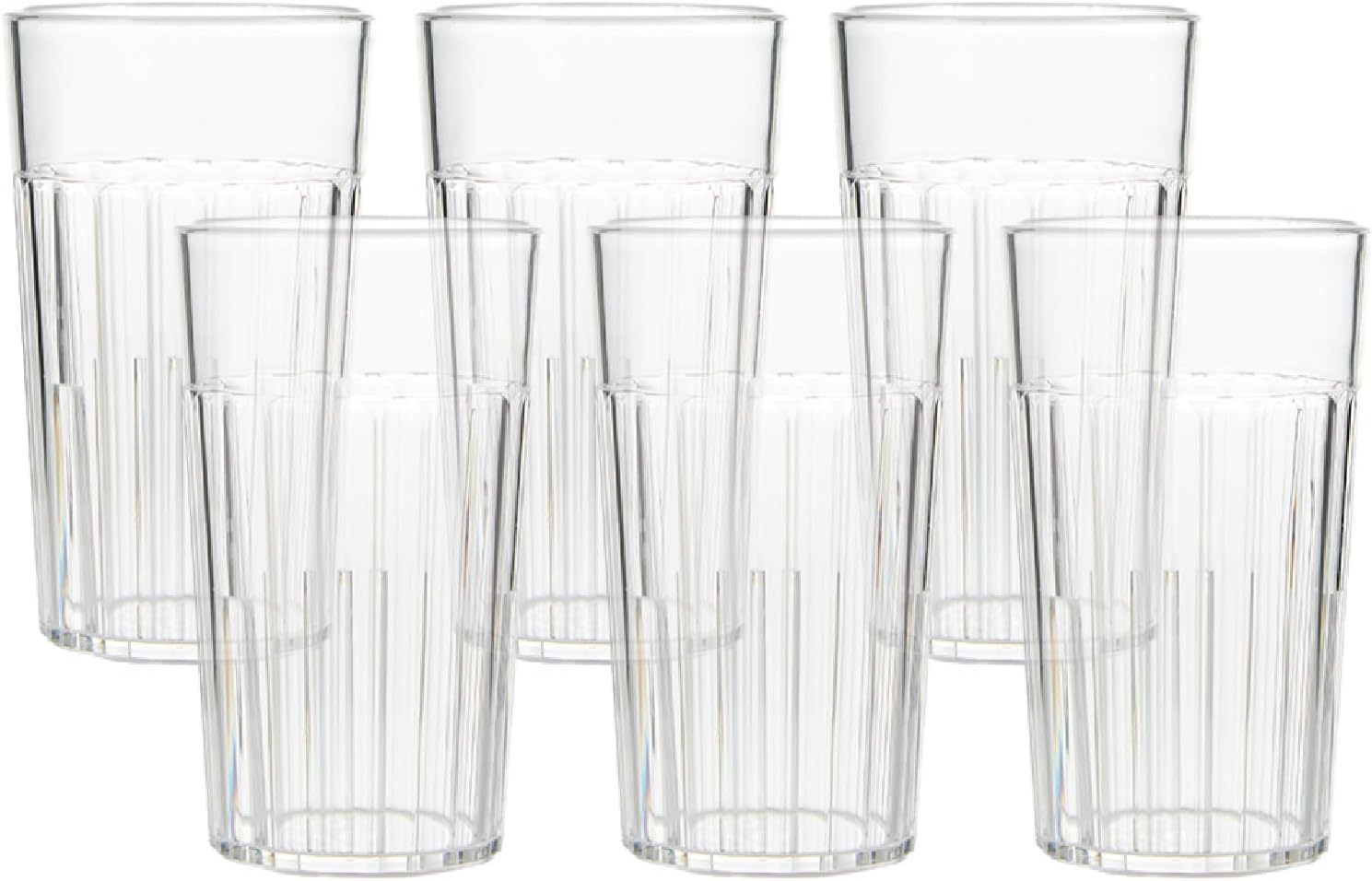 Arrow Home Products 6 oz Clear plastic tumblers