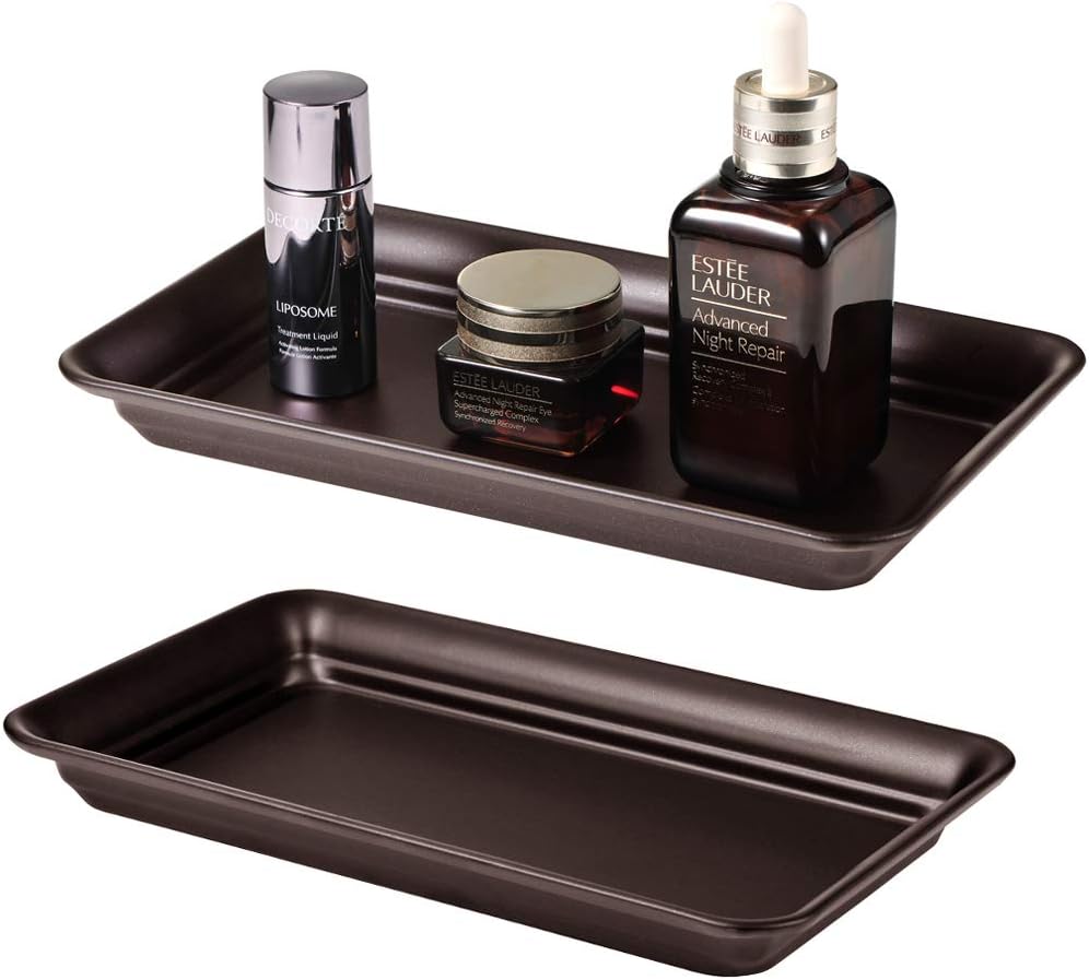 Vintage Farmhouse Metal Organizer 2-Pack