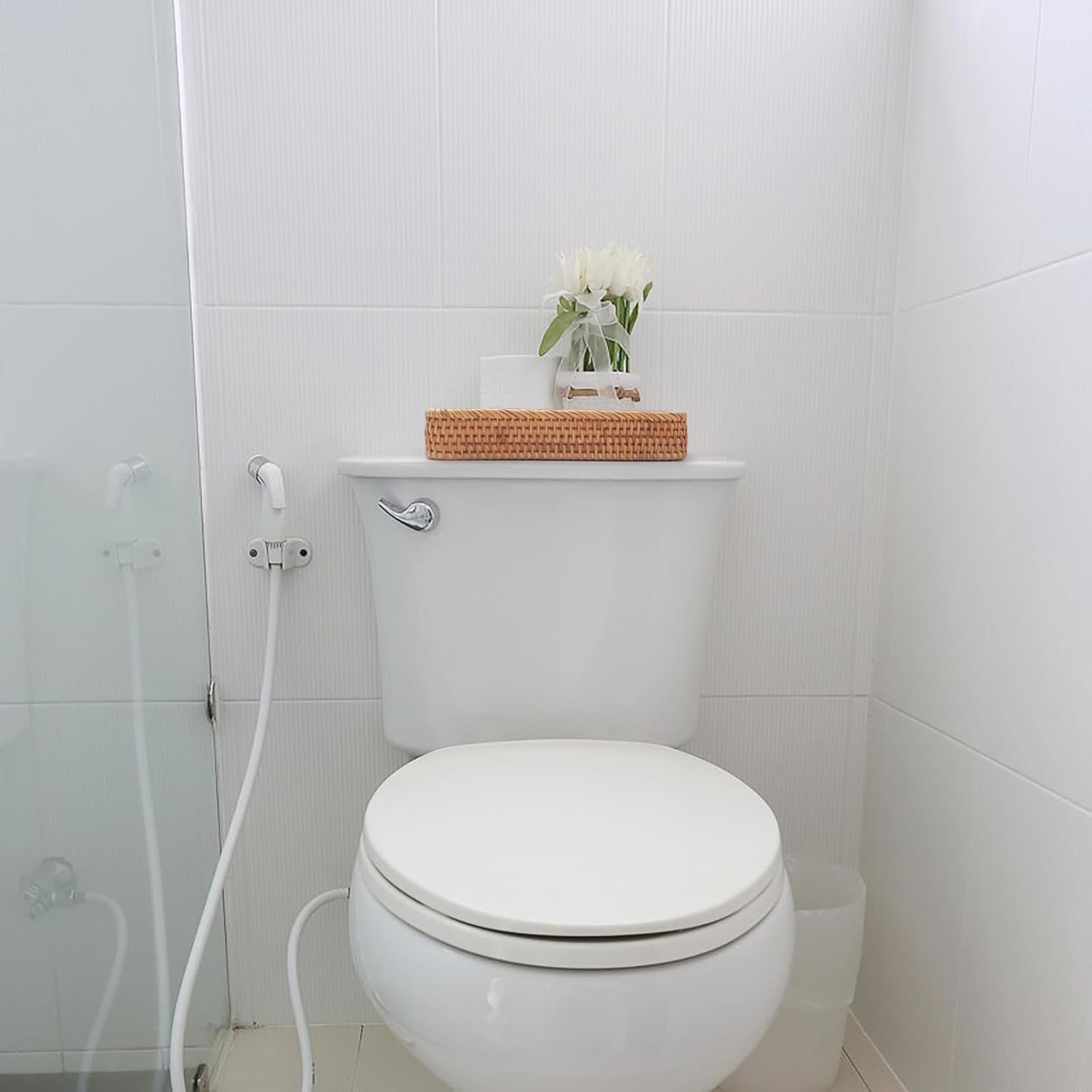 Natural Rattan Bathroom Vanity Trays