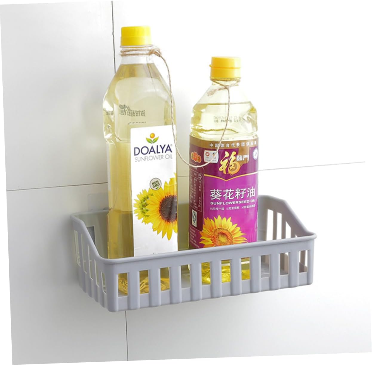 ABOOFAN Toilet Paper Organizer with Suction Cup Wall Mount Durable Odor-Free Storage for Home Kitchen