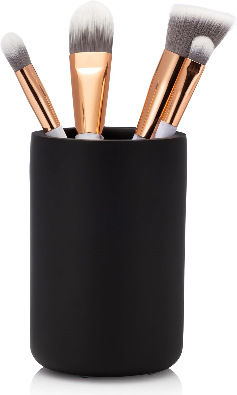 Essentra Matte Black Tumbler with Compact Holder