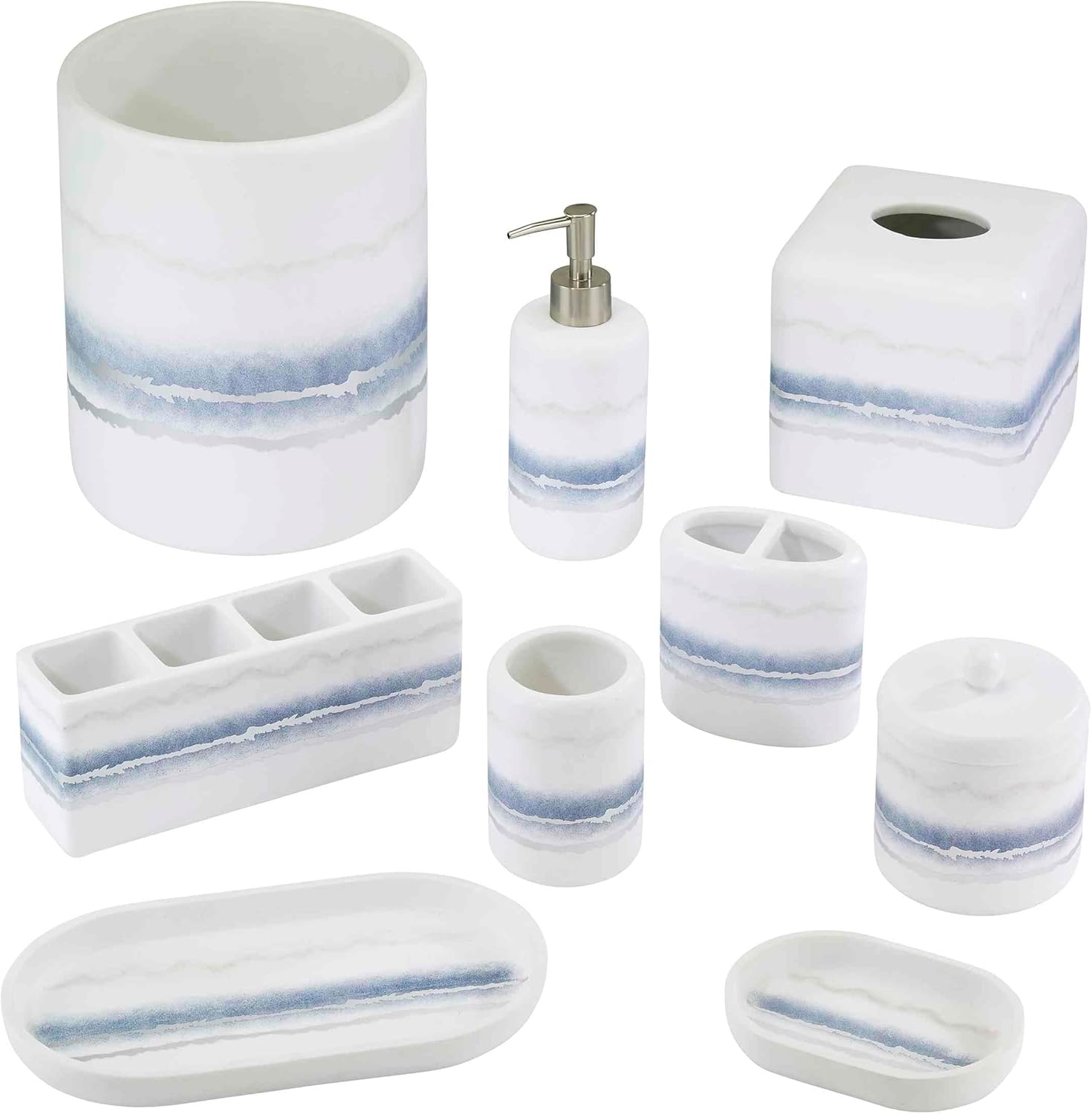 Avanti Linens - Tumbler Marble Countertop Accessories