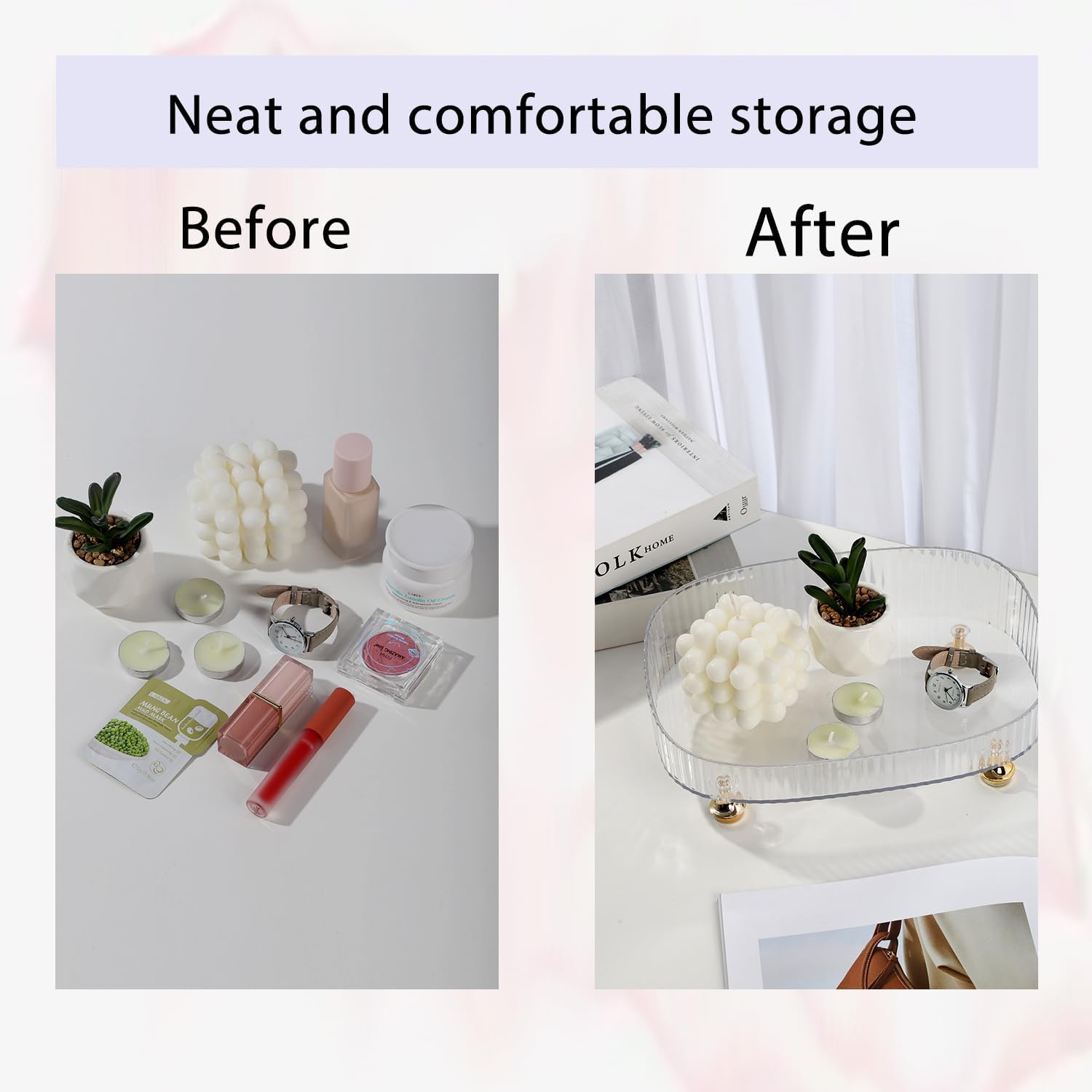 Stylish Acrylic Perfume Organizer
