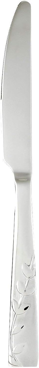 Cambridge Silversmiths Blossom Flatware Set Service for 4 Stainless Steel 20 Count Brushed Finish