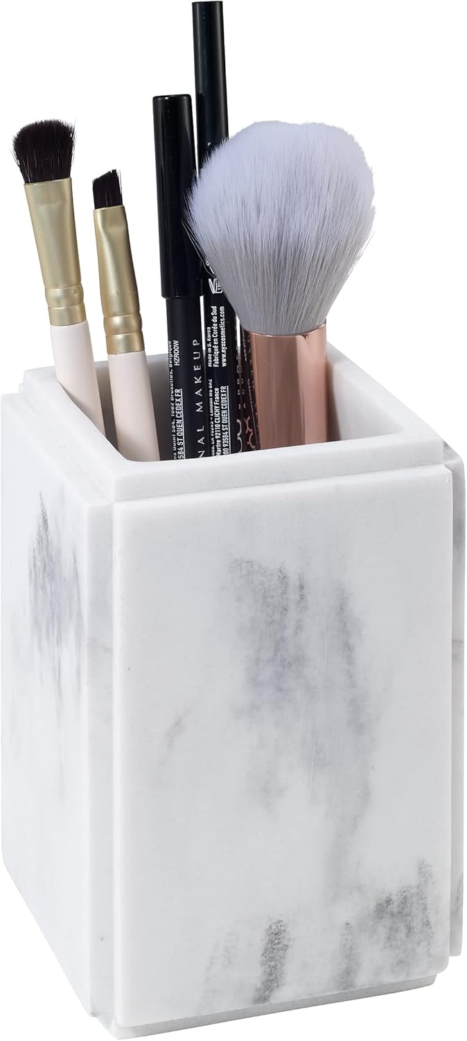 Avanti Linens - Tumbler Marble-inspired Bathroom Accessories Catania Collection
