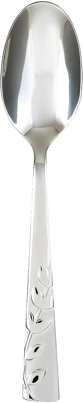 Cambridge Silversmiths Blossom Flatware Set Service for 4 Stainless Steel 20 Count Brushed Finish