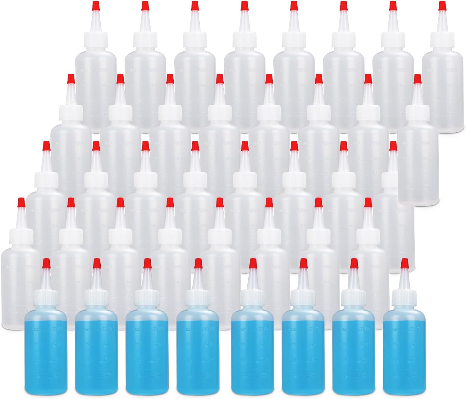 Perfect Design40Pack 4oz Squeeze Bottles Set