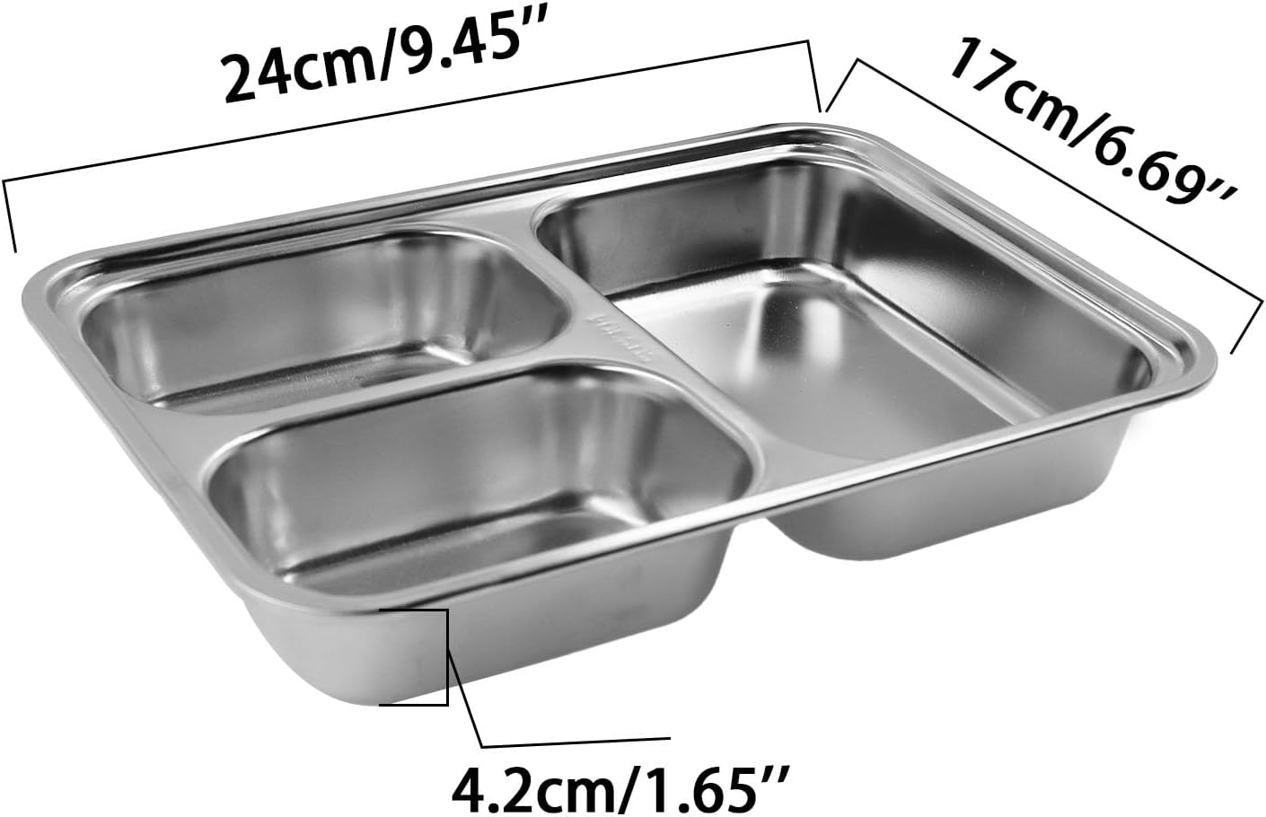 Stainless Steel Divided Plates Create Your Perfect