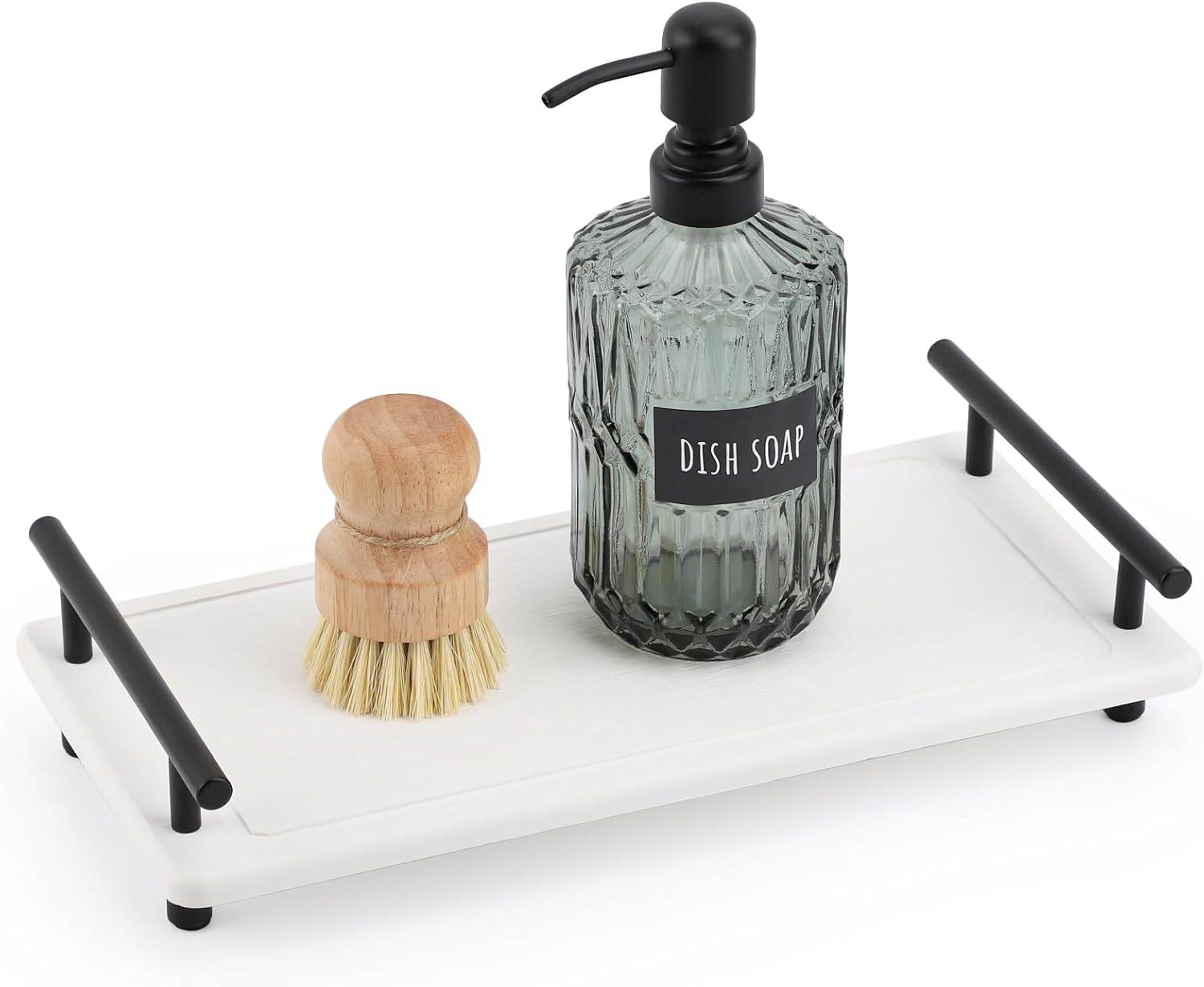 Sink Caddy 12x6 Drying Mat for Bath Kitchen Handle Included
