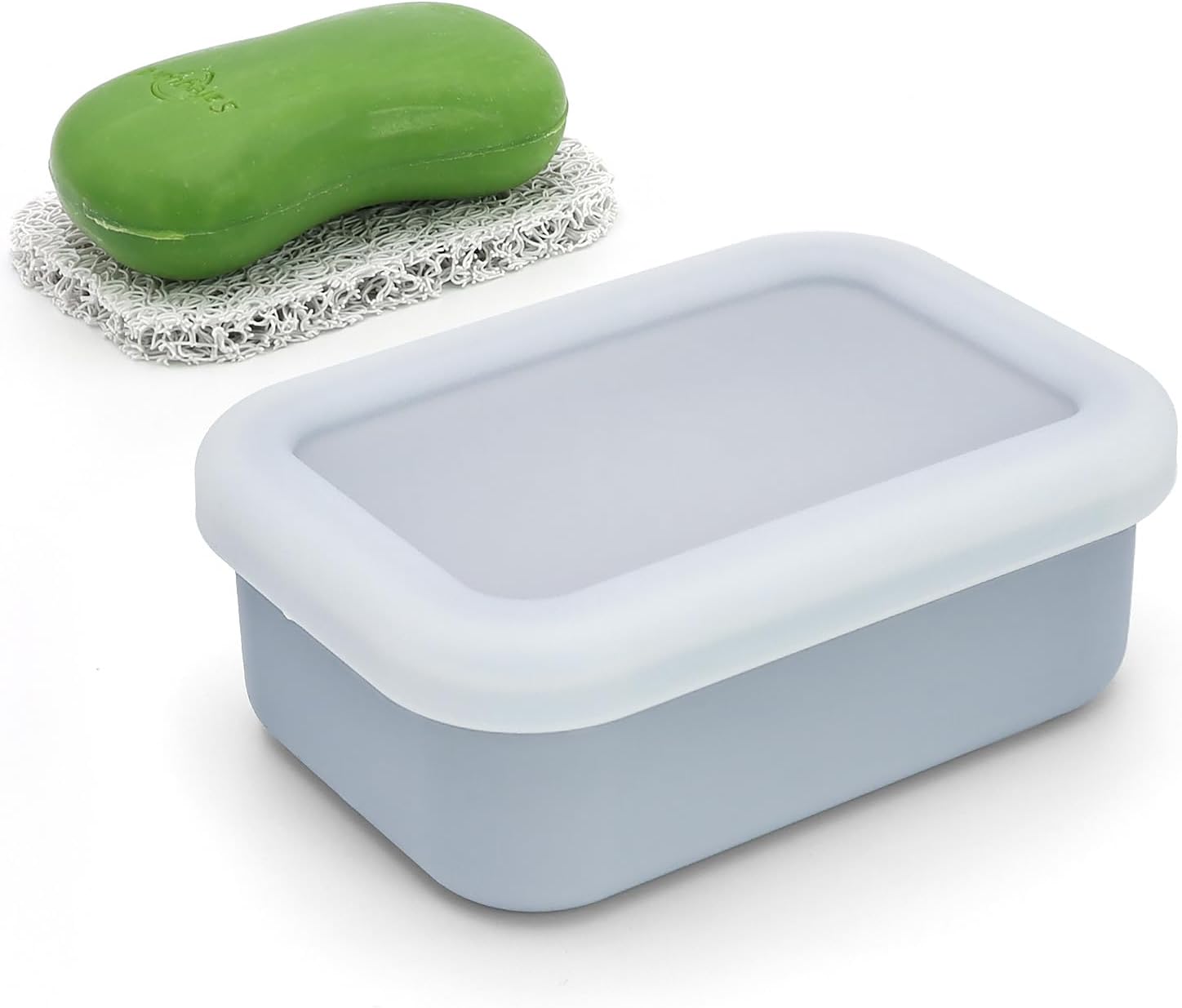 OZNER Enhanced Leak-Proof Soap Container with Drainage Pad
