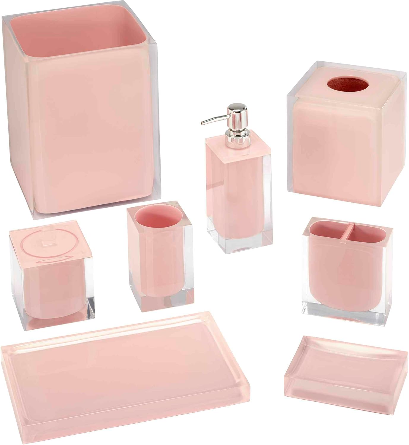 IZOD Tumbler Resin Countertop Accessories Pink