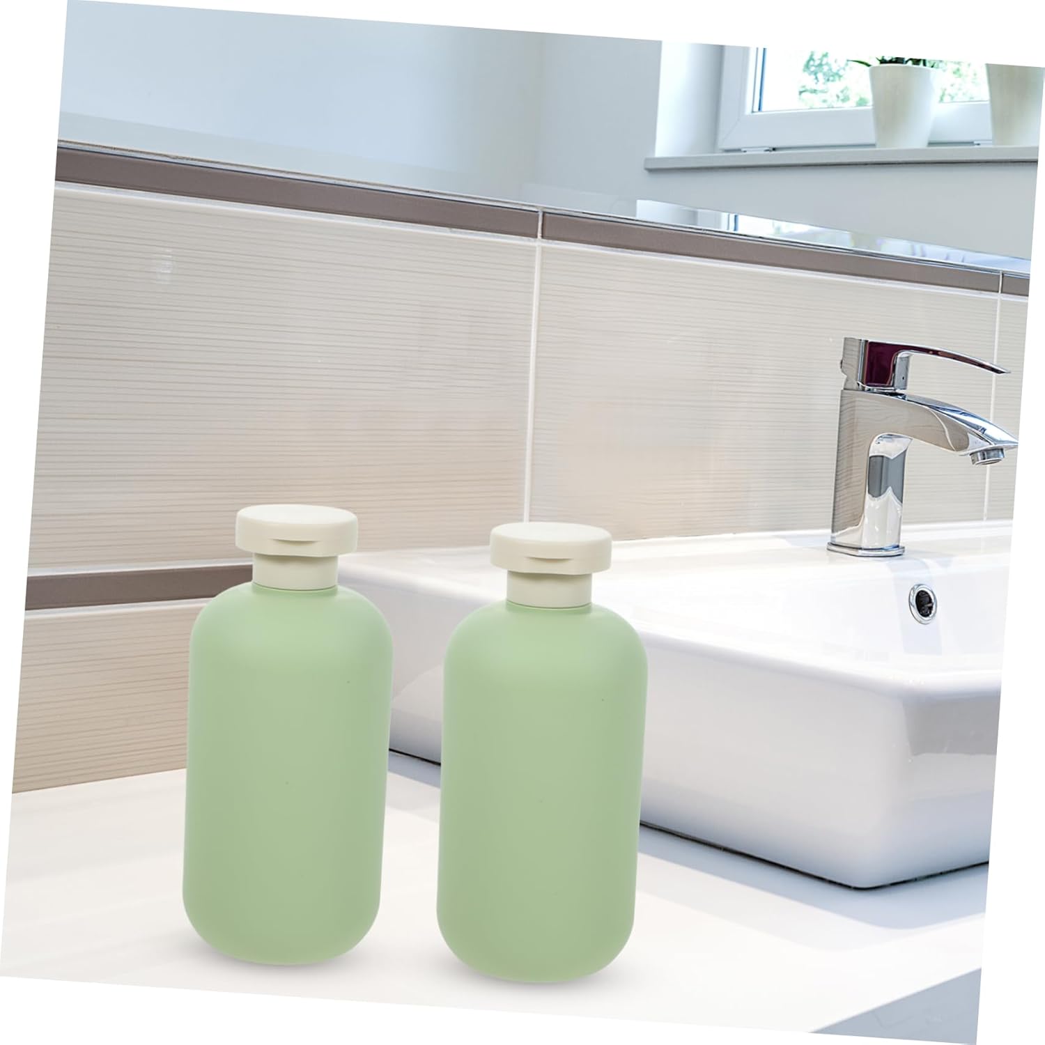 3 Pack Multipurpose Squeeze Bottles - Mini Green Eco-Friendly Travel Set for Handwashing Dining