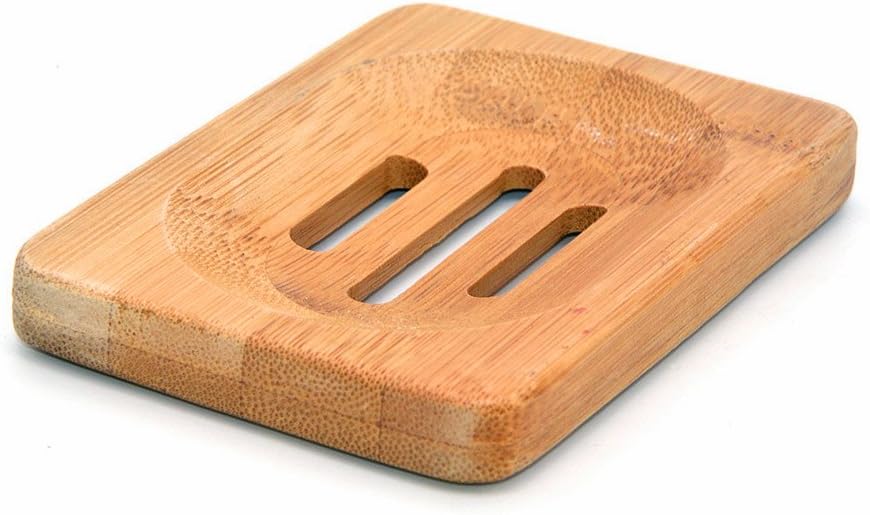 3-Piece Bamboo Scrub Dispenser