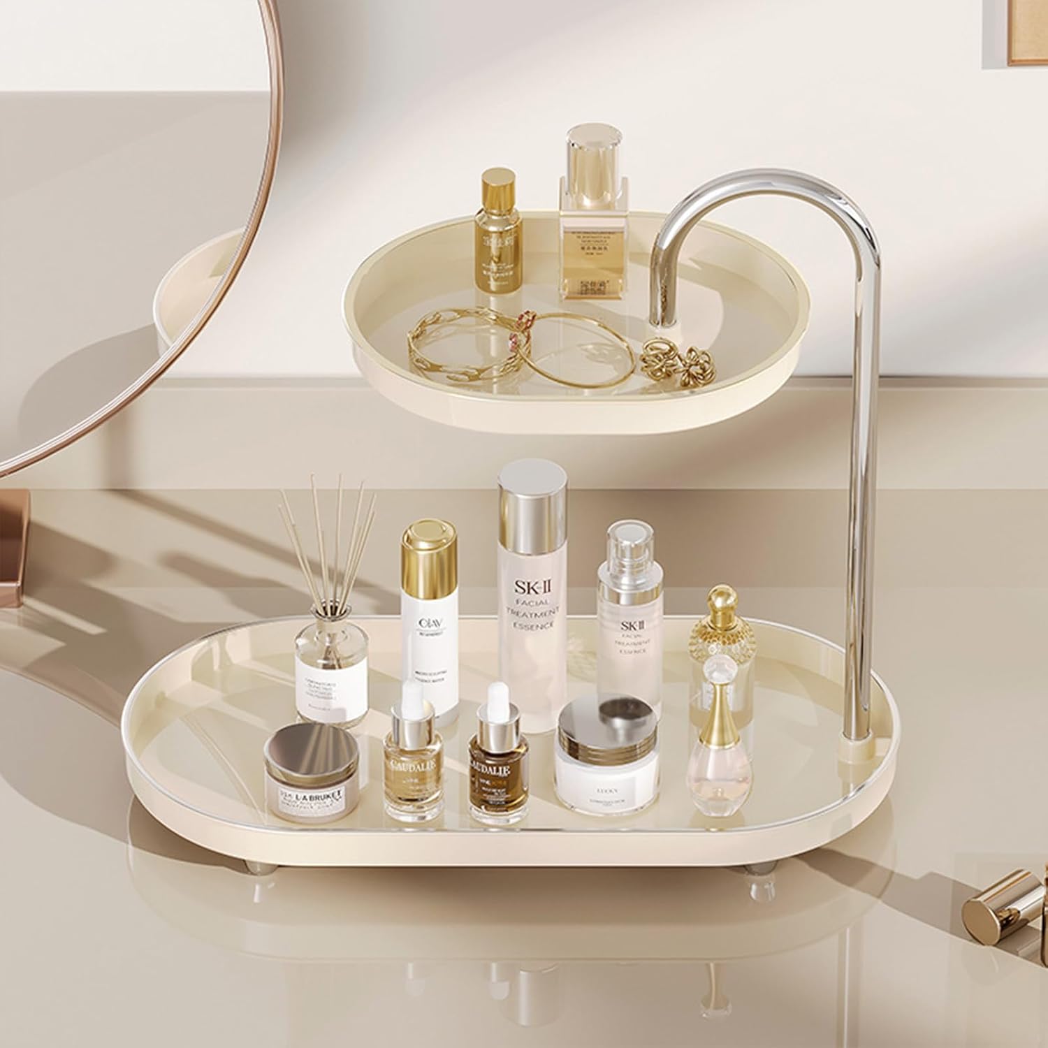 Bathroom Sink Vanity Trays Organizer - Small and Large Kates Design