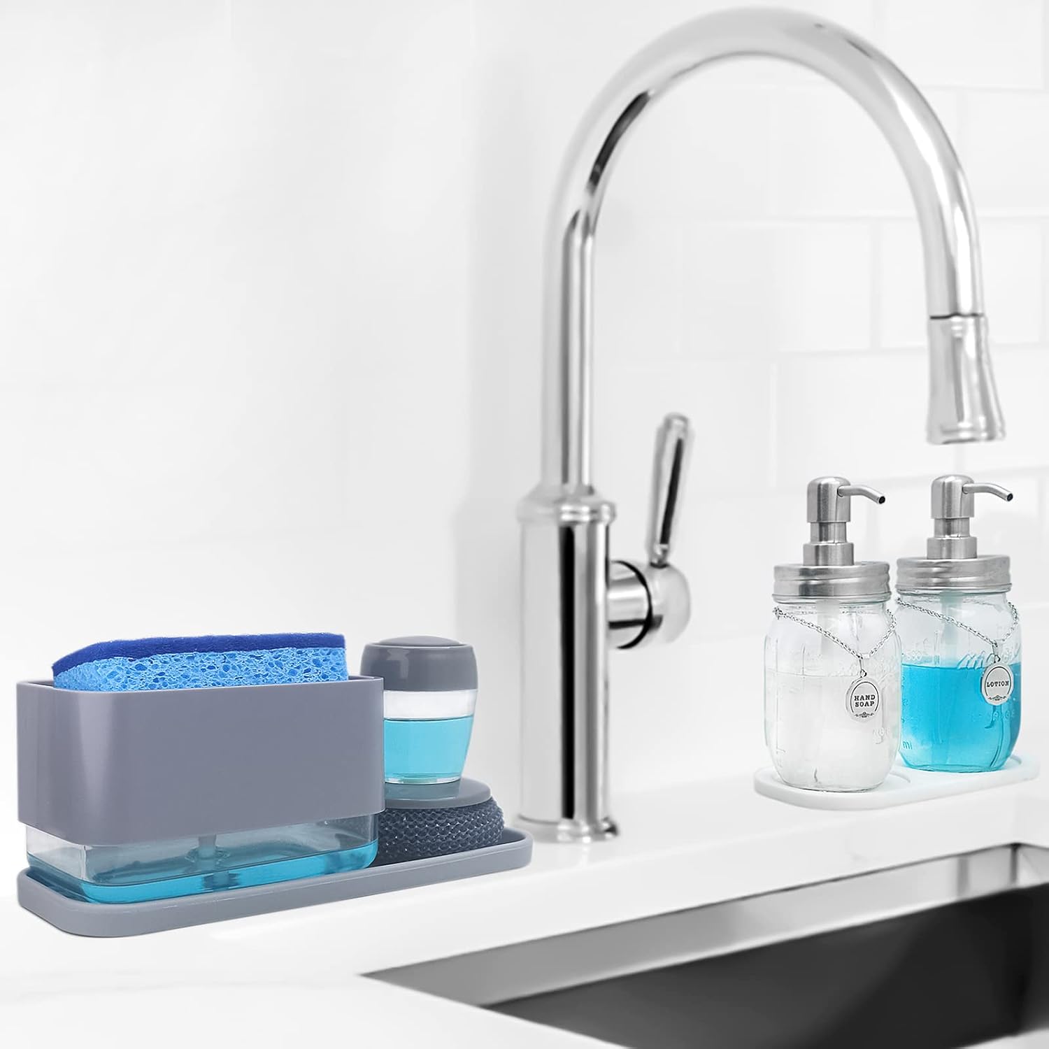 Organizer Tray for Kitchen Bathroom 2-Pack