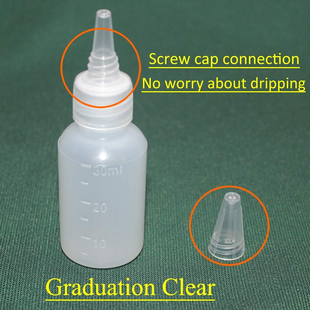 Set of 24 Party-Ready Squeeze Bottles for Cookie Decorating More