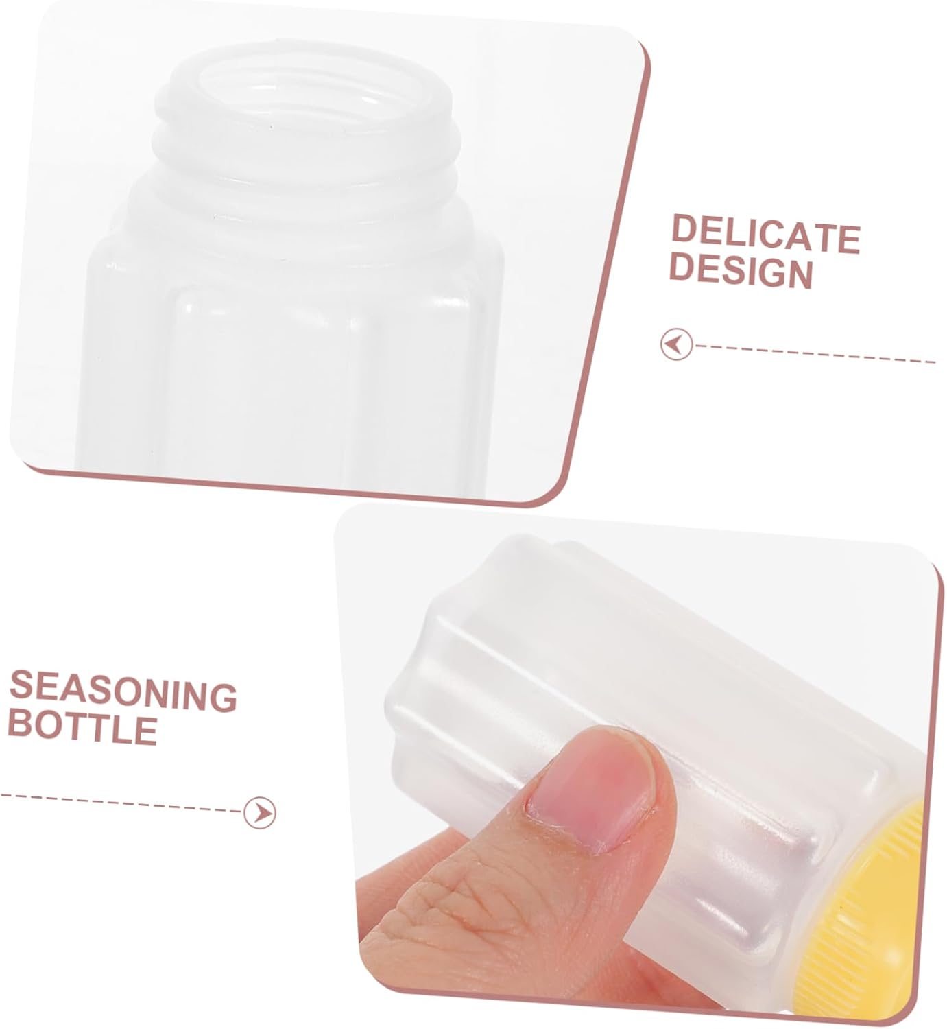 Small Ketchup Squeeze Bottles Set of 12 - Mini Condiment Containers for Kitchen Outdoor Use and More